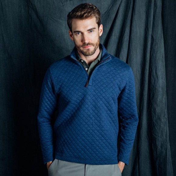 oxford Other - Oxford LINDEN QUILTED 1/4 ZIP PULLOVER XL